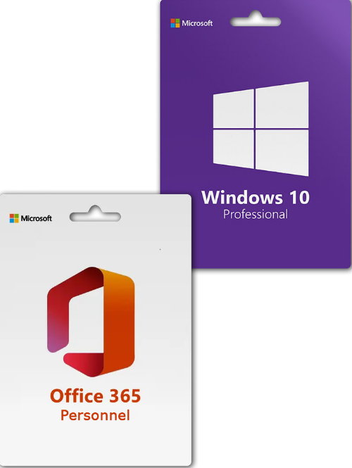 Office 365 + Windows 10 Professional - Essential Software Bundle